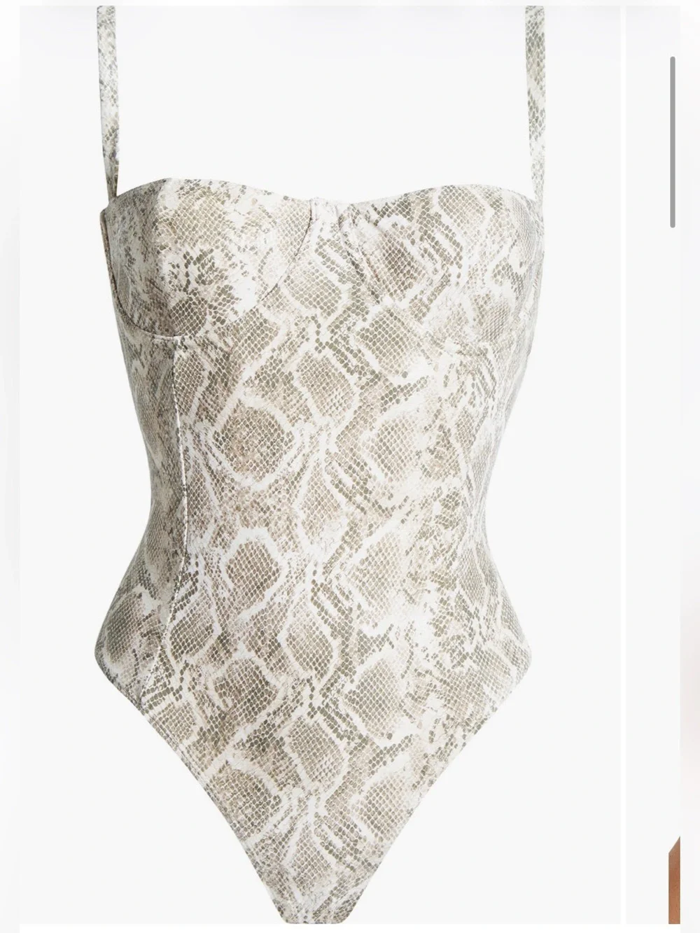 NWOT Good American Underwire One-Piece Swimsuit